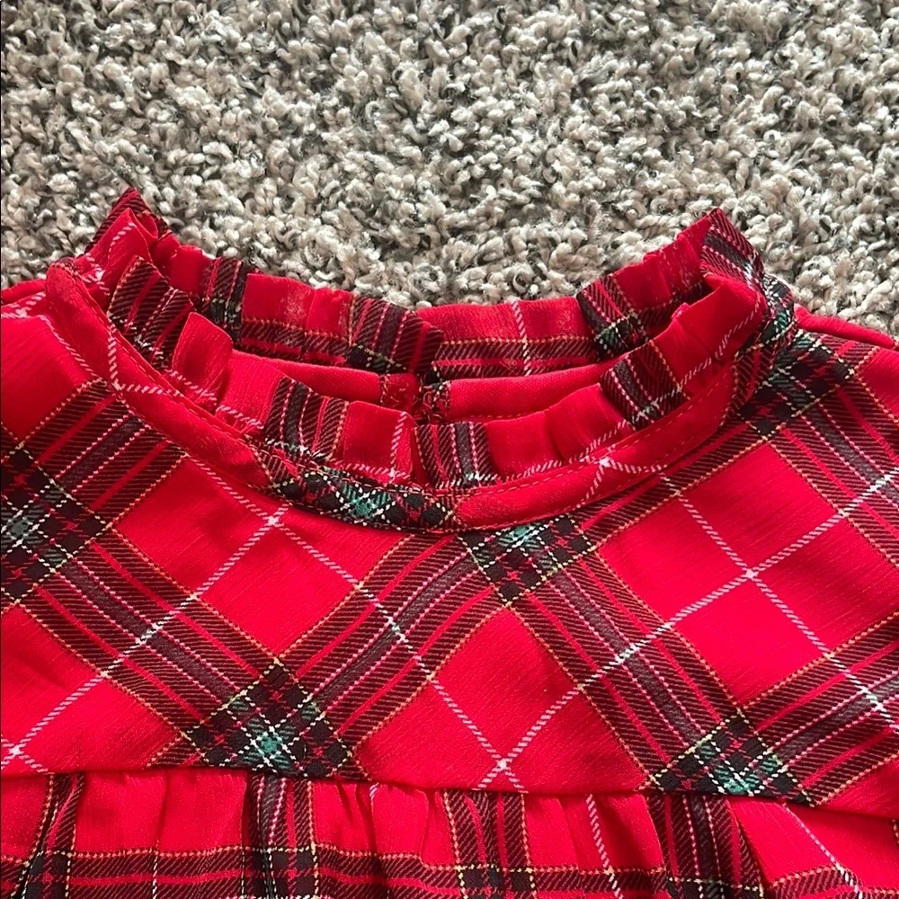 Wonder Nation Red Plaid Casual Dress